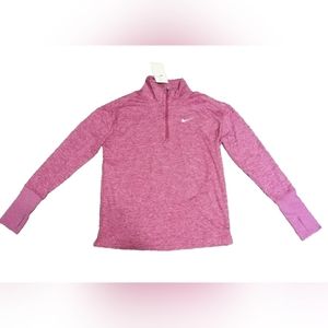 NWT Nike Pink 1/2 Zip Collared Running Top Size S Women's